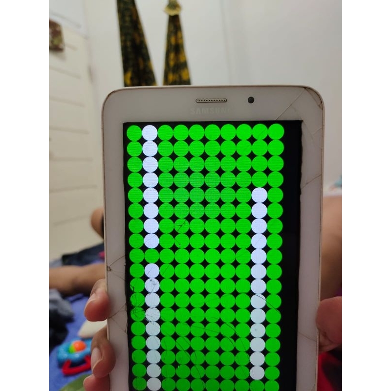galaxy tab 3v minus bekas retak