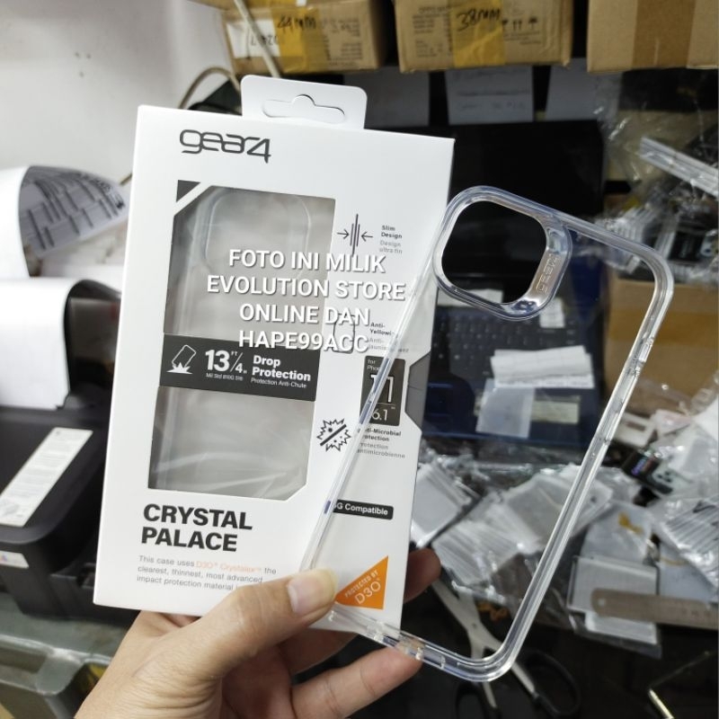 Iphone 14 14 plus 14 pro 14 pro max case premium gear 4 hybrid crystal clear