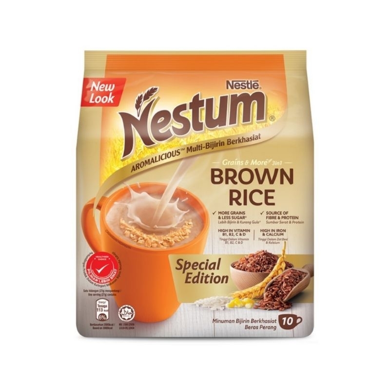 

NESTUM Grains & More 3 in 1 Brown Rice Sereal Malaysia (10 sachet)