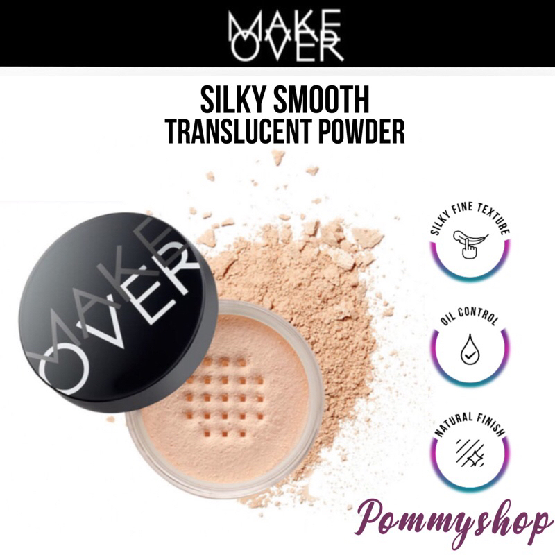 Make Over Silky Smooth Translucent Powder 35g | Bedak Tabur