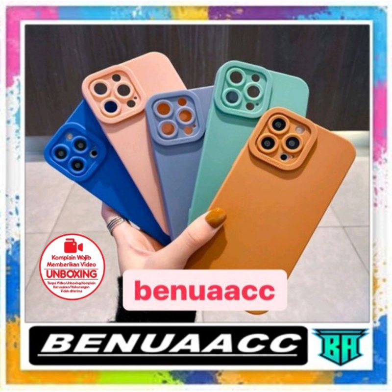 (ba) TPU / Softcase Pro Camera TPU Macaron Realme All Type