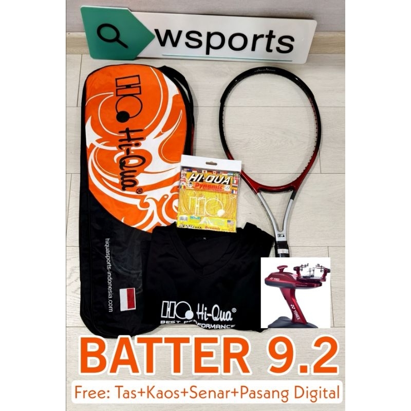 Raket Tenis Tennis HQ HiQua BATTER 9.2 Original