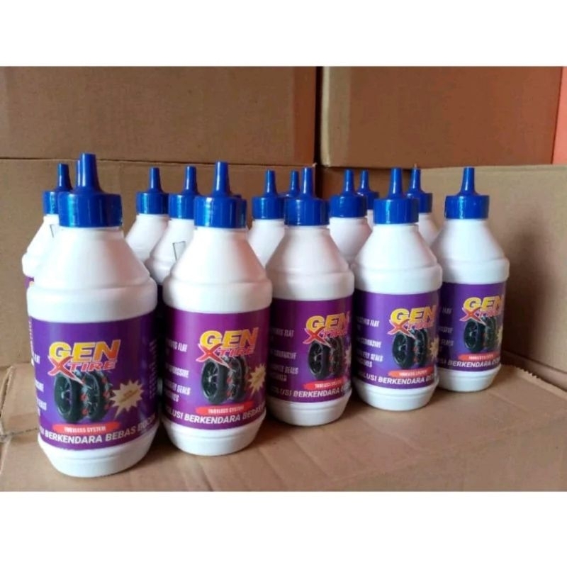 Cairan Ban Tubles GEN X TIRE  350ml/ Cairan Ban Tubles Anti Bocor Premium terlaris dan murah(original)