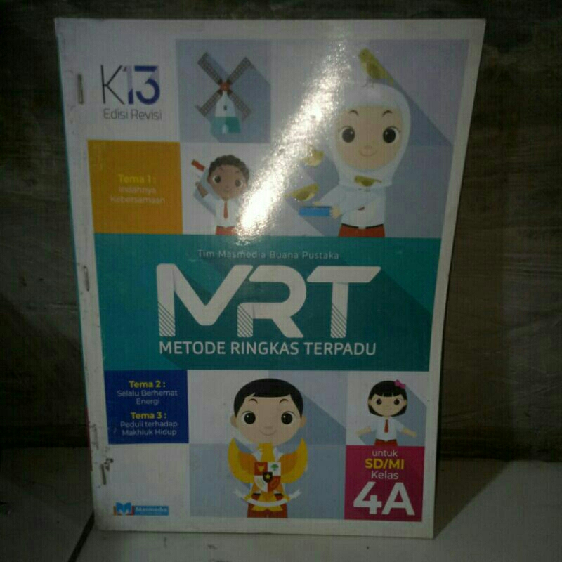 buku mrt sd kelas 4A/metode ringkas terpadu Sd kelas 4A kondisi 90 persen bebas coretan
