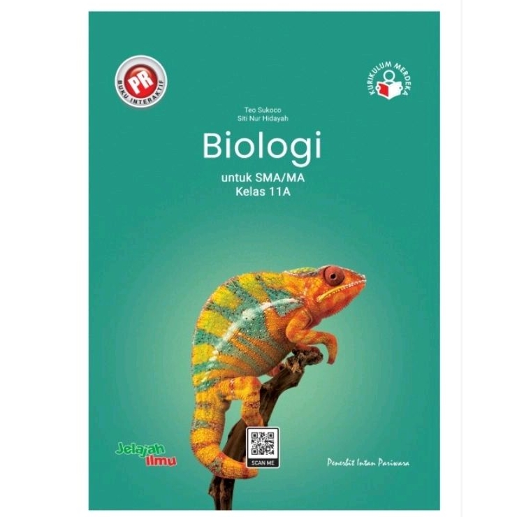 Buku lks pr interaktif Biologi kelas XI, 11 semester 1 tahun 2023 kurikulum merdeka Intan Pariwara