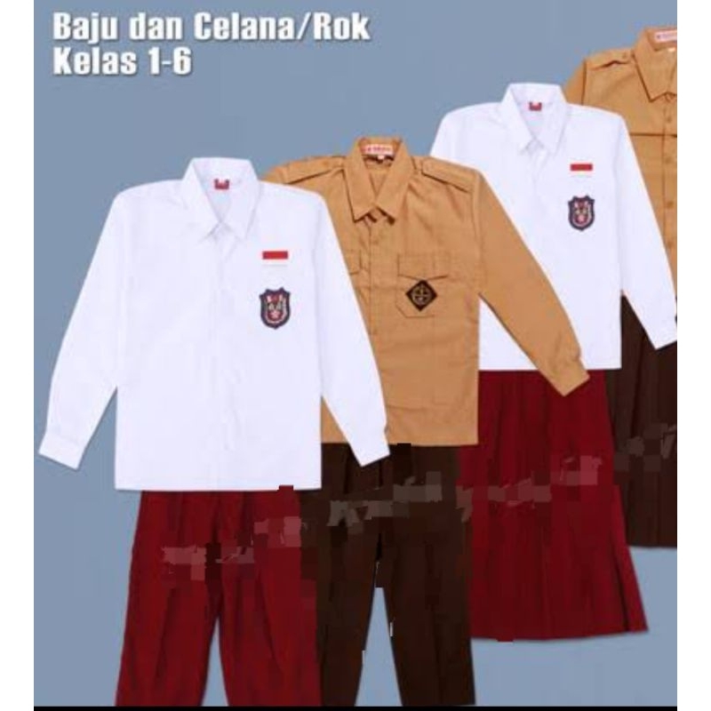 1stel seragam sekolah Purnama