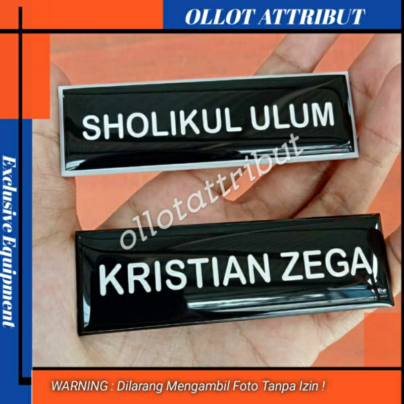 

PAPAN NAMA DADA PDH RESIN NAME TEG RESIN BESAR PDH