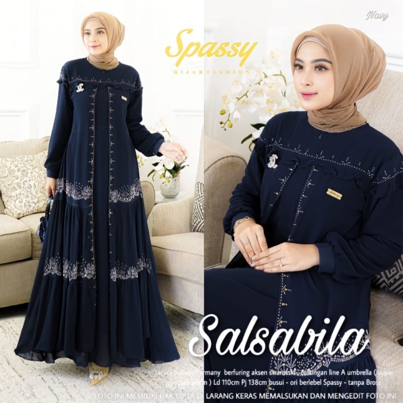 SALSABILA // GAMIS WANITA // ORI BY SPASSY