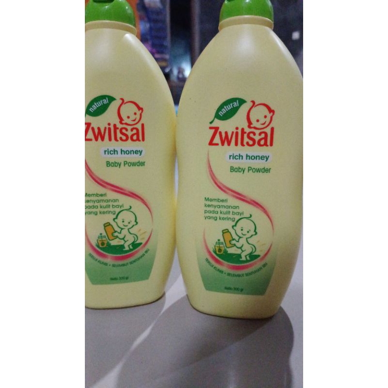 BEDAK BAYI ZWITSAL 300 GR RICH HONEY BABY POWDER EXTRA CARE