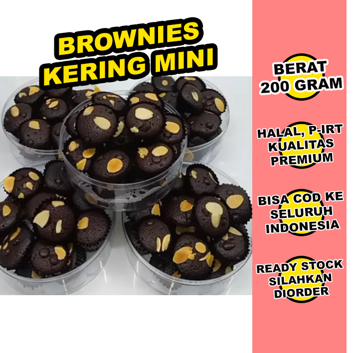 

200 GRAM - BROWNIES KERING MANIS KRISPI