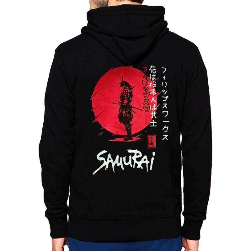 HOODIE SAMURAI JEPANG SAMURAI PHILIPS SWEATER ANAK PRIA WANITA SIZE S M L XL