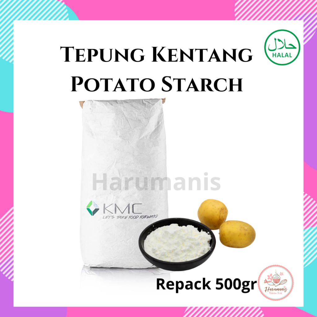 

Tepung Kentang Potato Starch Tepung Pati Kentang Repack 500gr