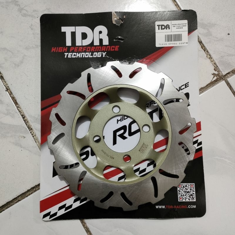 Disc Brake TDR Piringan Cakram Depan TDR Honda Karisma Kharisma 220 MM standar variasi