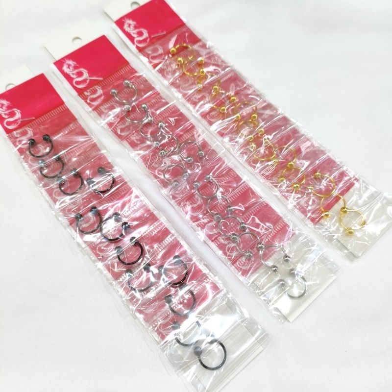 Anting Piercing U isi 12pcs Harga Grosir