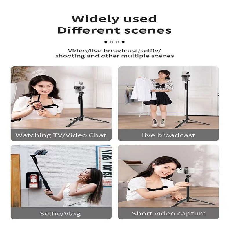 Ocean Blue OCN A65 Tripod Tongsis Gimbal Stabilizer 2 in 1 Remote Bluetooth Shutter Adjustable Selfie Stick 360° Stand HP Tongkat Selfie