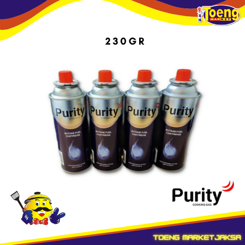 GAS PORTABLE PURITY 230GR / GAS TABUNG MINI 230gr PURITY