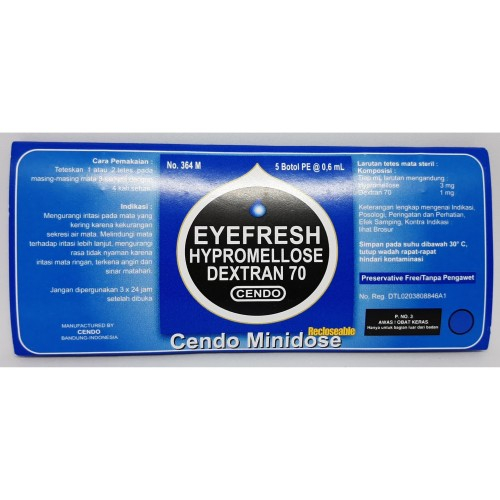 Cendo Eyefresh Tetes Mata Minidose