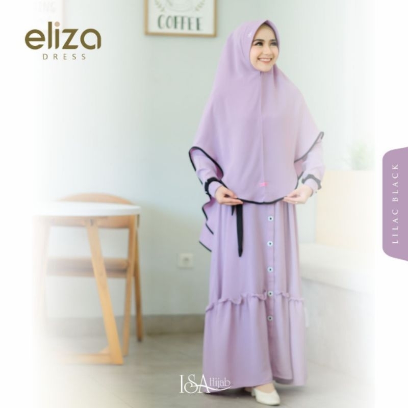 gamis set Khimar Eliza by Isa hijab
