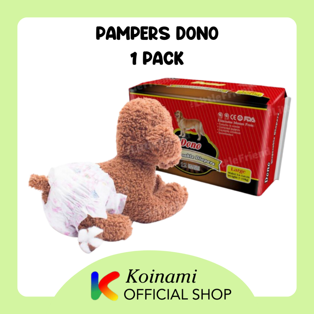 PAMPERS DONO @ 1 pack / popok hewan / PAMPERS KUCING / PAMPERS KUCING / pet diapers  / PETSHOP