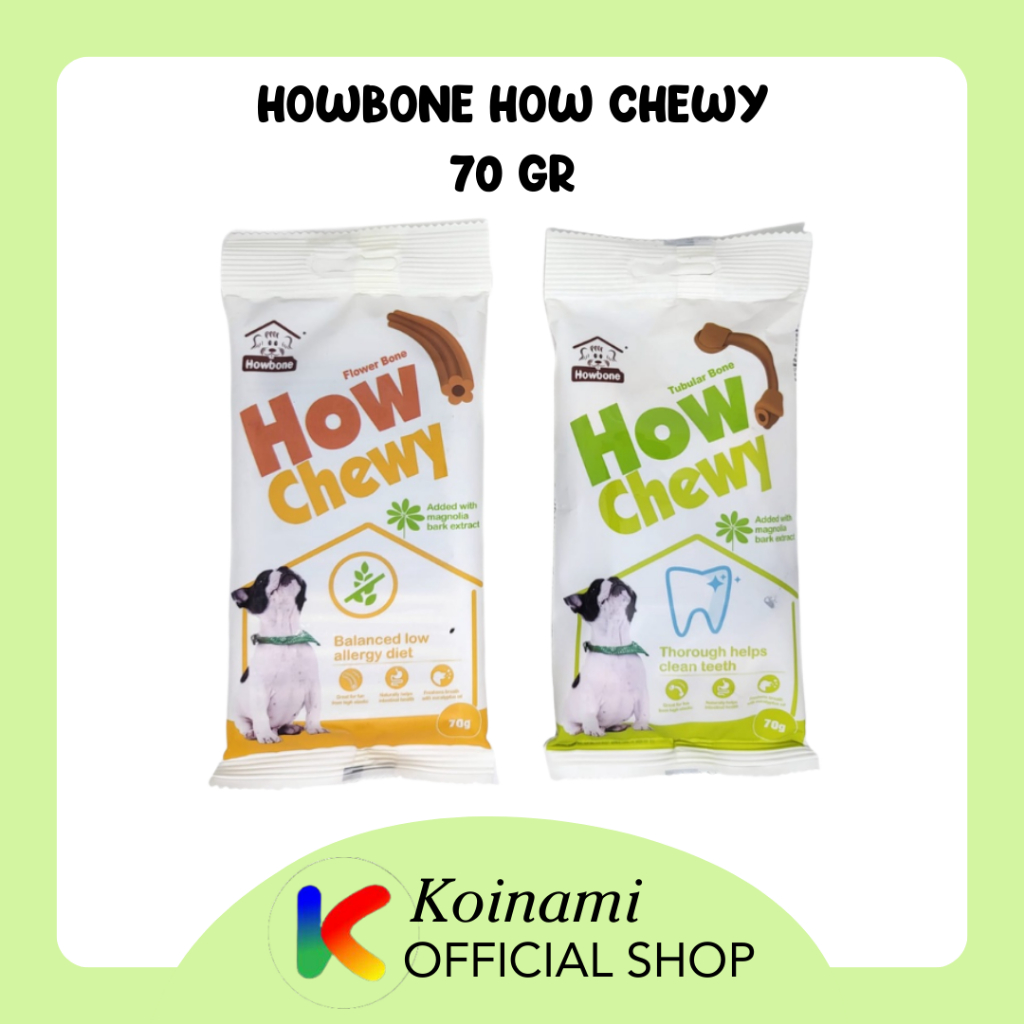 Howbone How Chewy 70gr - Dog Treats - Snack Anjing - Makanan Anjing - Cemilan Anjing