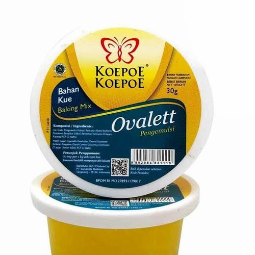 

KOEPOE KOEPOE OVALET 75GR BAHAN PENGEMULSI ANEKA MAKANAN