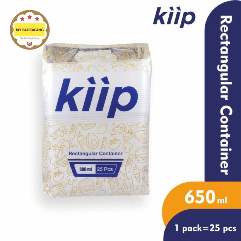 Thinwall 650 ml KAKU - 25buah / Container Microwave / Kotak Makan / wadah plastik / toples 650ml