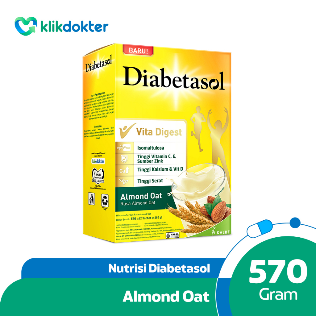 

Diabetasol Almond Oat 570gr