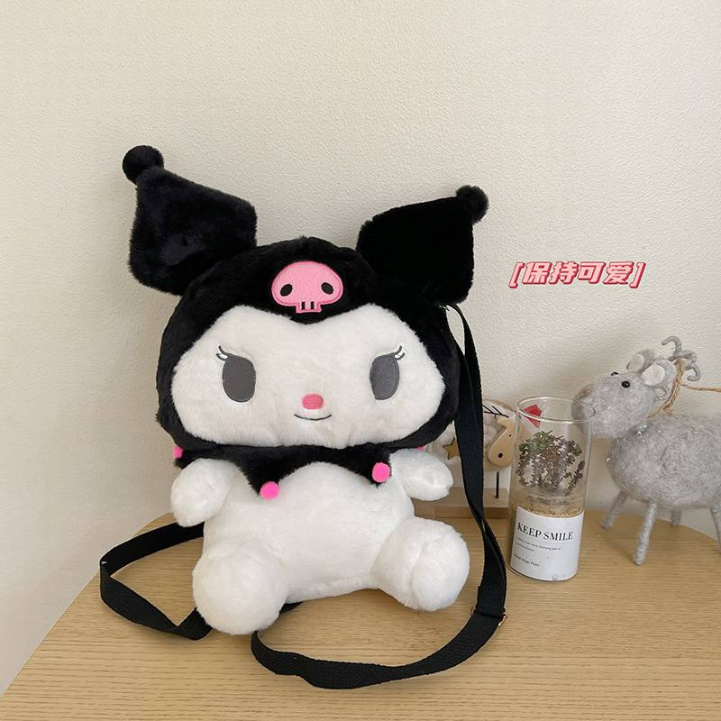 TAS BONEKA CINNAMOROLL MELODY KUROMI BAG BACKPACK RANSEL SELEMPANG