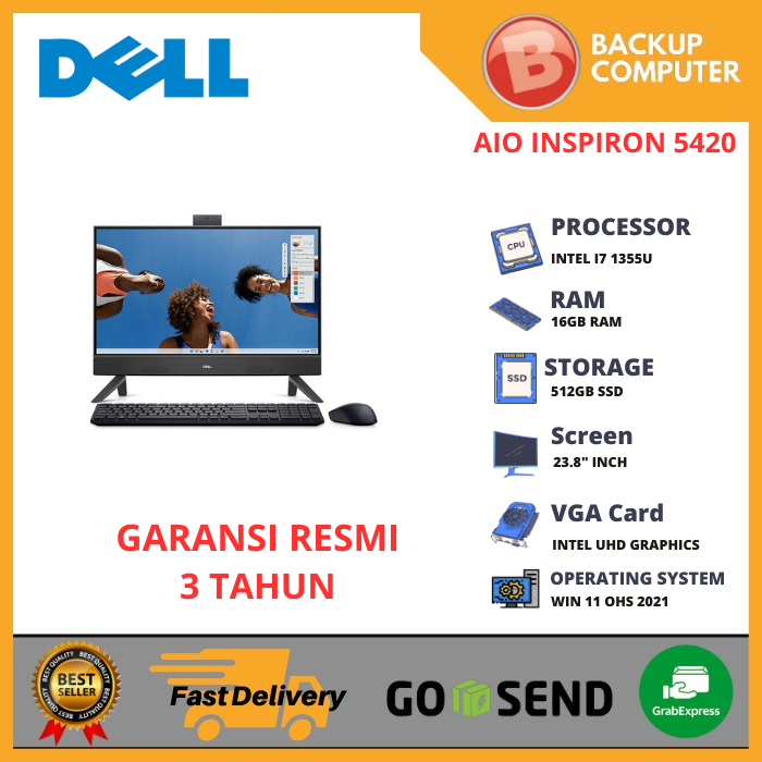 AIO DELL INSPIRON 5420 I7 1355U NON TOUCHSCREEN