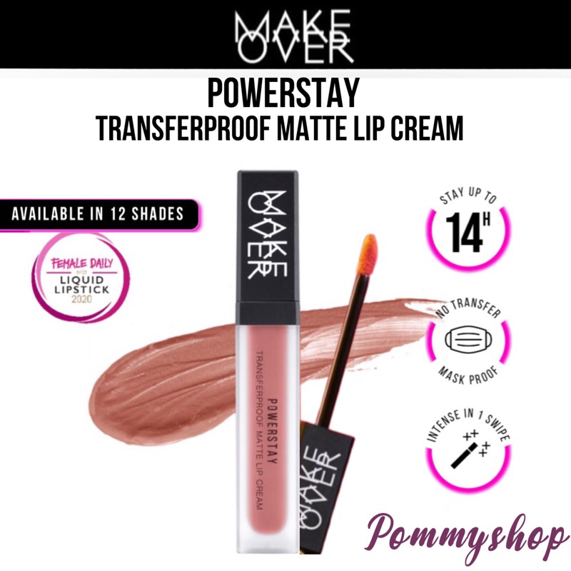 Make Over Powerstay Transferproof Matte Lip Cream 7g