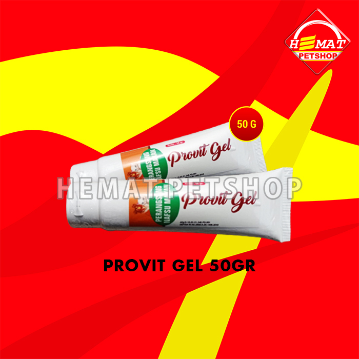 Vitamin Nafsu Makan Kucing Anjing Profit Provit Gel 50 Gram