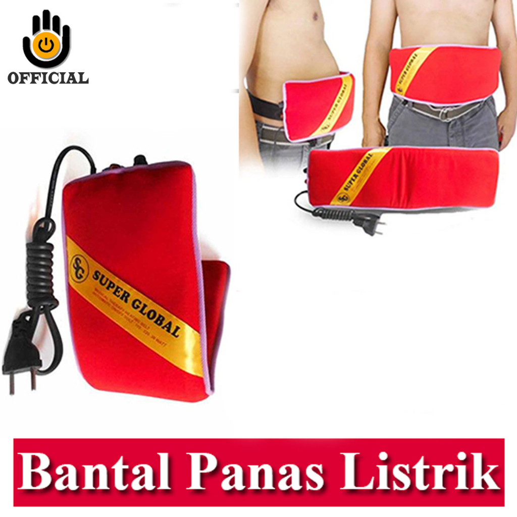 Bantal Panas Panjang SUPER GLOBAL Bantal Pasir Listrik Syaraf -Bantal Panas Terapi Kesehatan