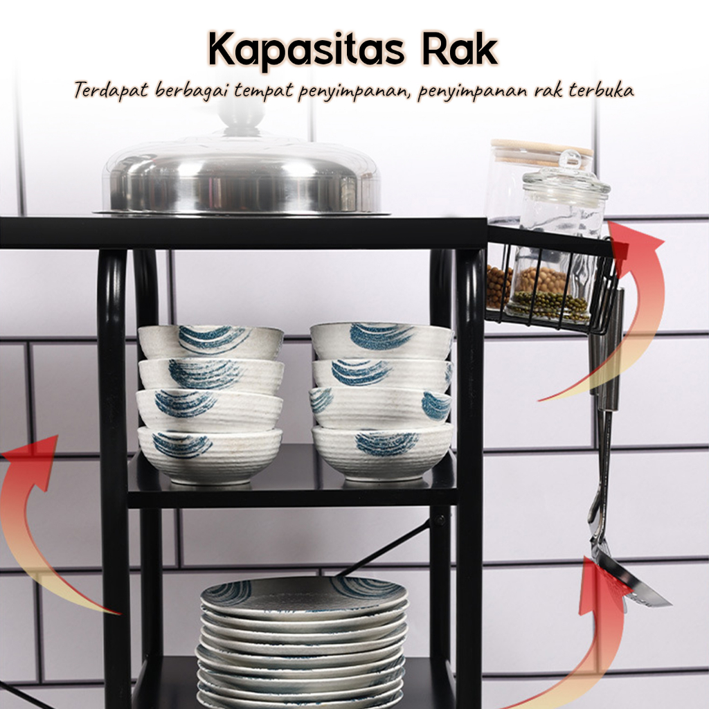 COD Partyhouse SK-A /Meja Kompor Plus Tempat Tabung Gas / Rak Minimalis / Meja Dapur / Meja Kompor/ Meja Racik