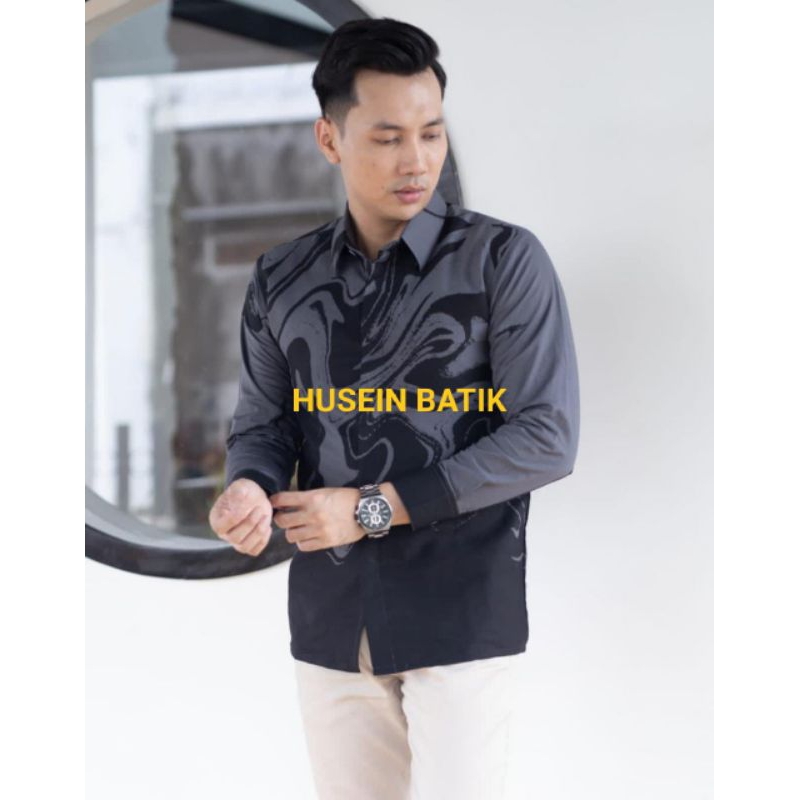 kemeja batik pria slimfit premium lapis furing