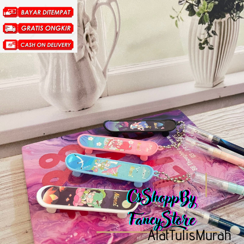 

Pulpen Gel Gantungan MiniAtur Skateboard Mini Motif Nancy Cewe Cute Pen Kekinian Bisa Cod