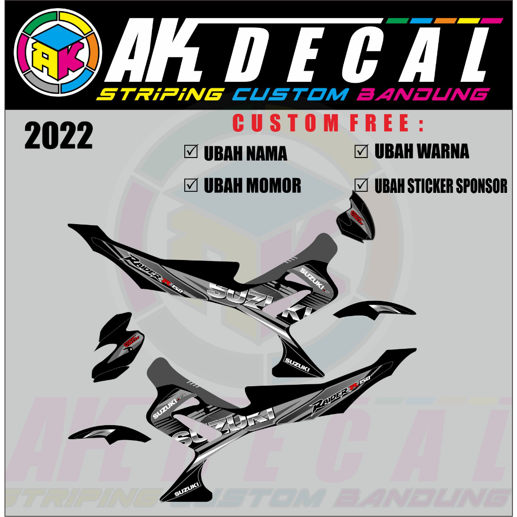 STRIPING SATRIA FU CBU BARONG 2022