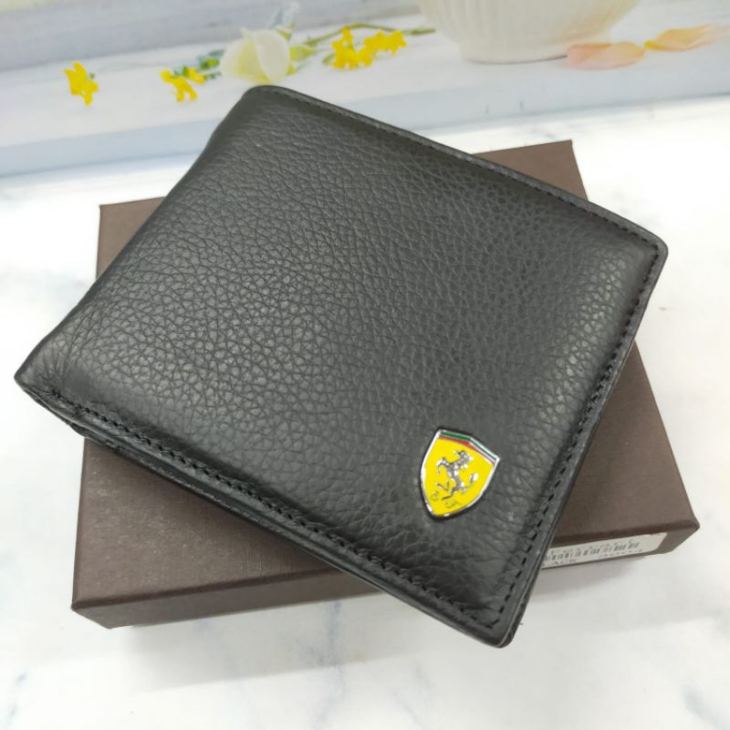 Dompet pria kulit asli import dompet lipat laki laki kulit