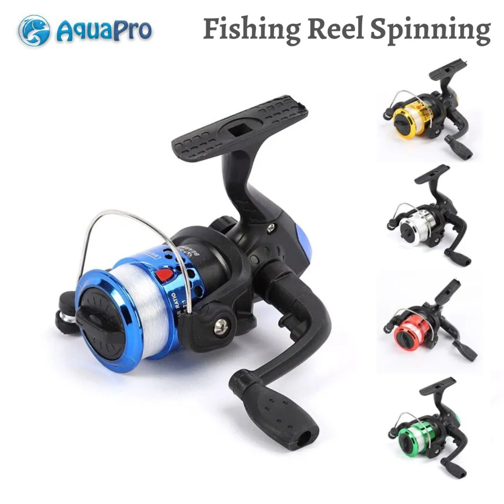 Reel Pancing Pemula Tipe SPINNING 200 Fishing Reel Free Senar Pancing Pada Spool Bahan Plastik