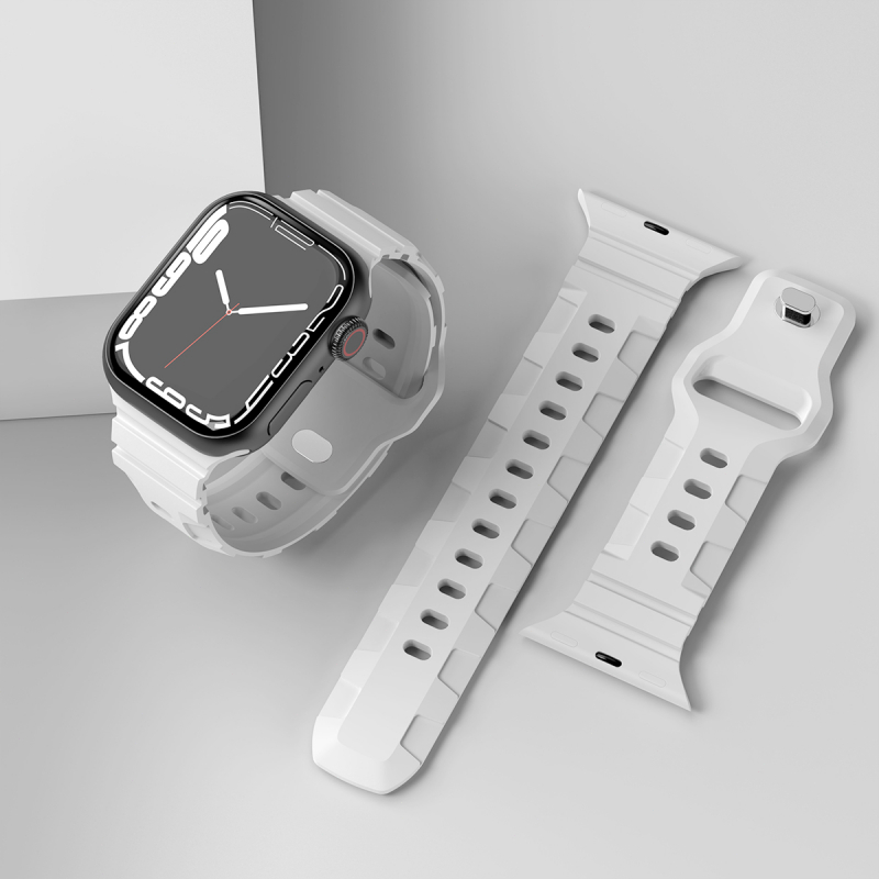 Tali✅Silicone Band for iWatch 45mm 41mm 40mm 49mm 42mm 38mm Sport Breathable Strap for Series 1-8 Ultra