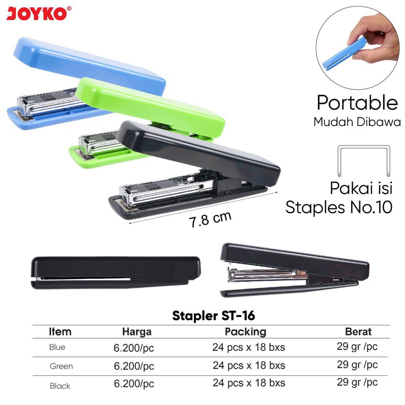 

JOYKO - Staples ST-16 Stapler Steples - 1 Pcs