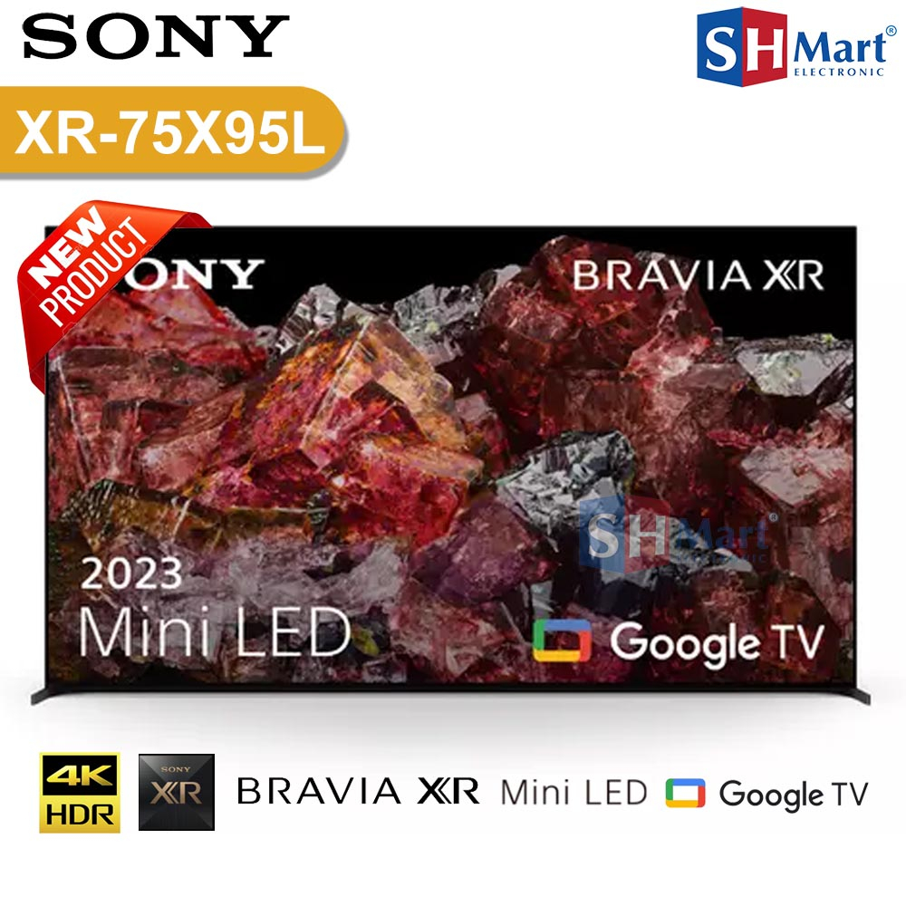 TV SONY BRAVIA 75 INCH ANDROID TV 75X95L / XR-75X95L 4K HDR MINI LED GOOGLE TV GARANSI RESMI