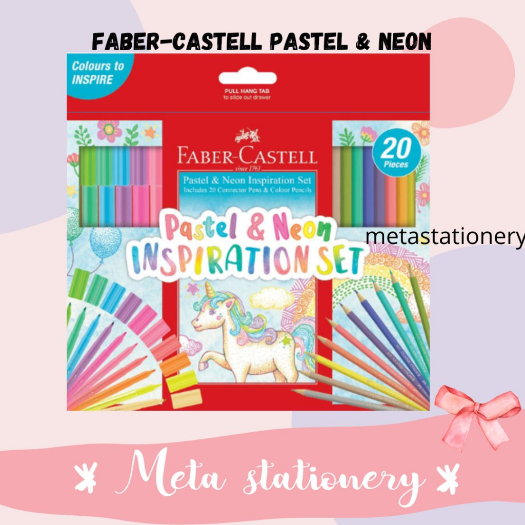 

Connector Pen Neon Pastel 20 Warna Inspiration Set Faber Castell