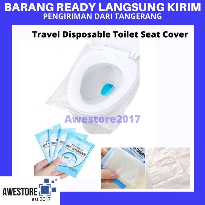 Travel Toilet Seat Cover Disposable Alas Duduk Kloset Toilet Plastik