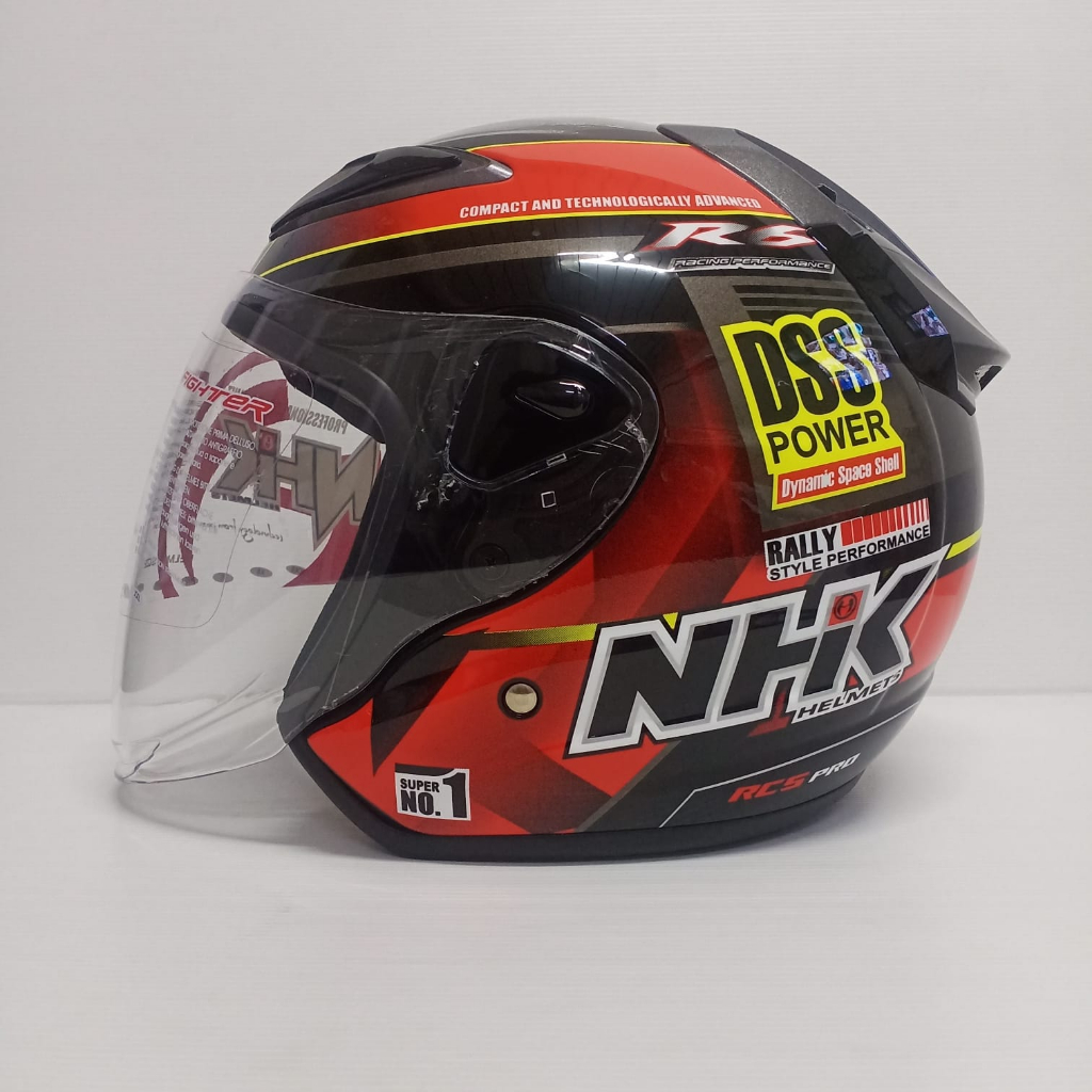 HELM NHK R6 MOTIF RALLY BLACK RED