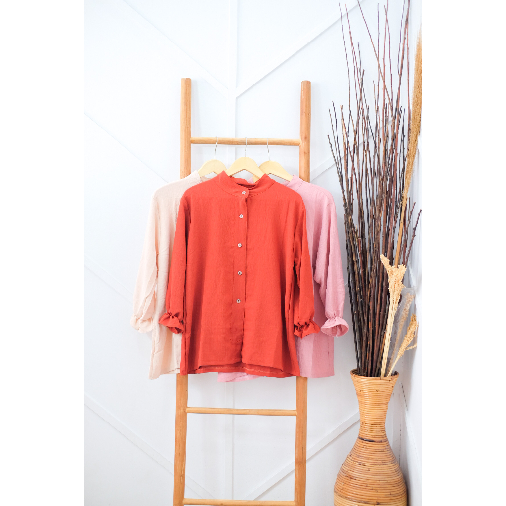 ANINDYA BLOUSE / ATASAN KASUAL / KEMEJA SIMPLE / BLOUSE TERMURAH