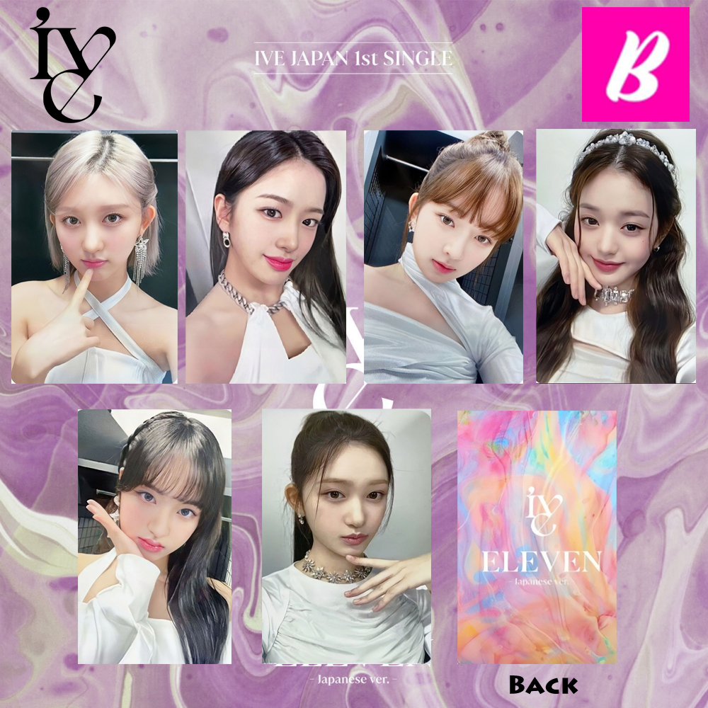 IVE ELEVEN JAPAN ALBUM SOUNDWAVE VER. PHOTOCARD UNOFFICIAL