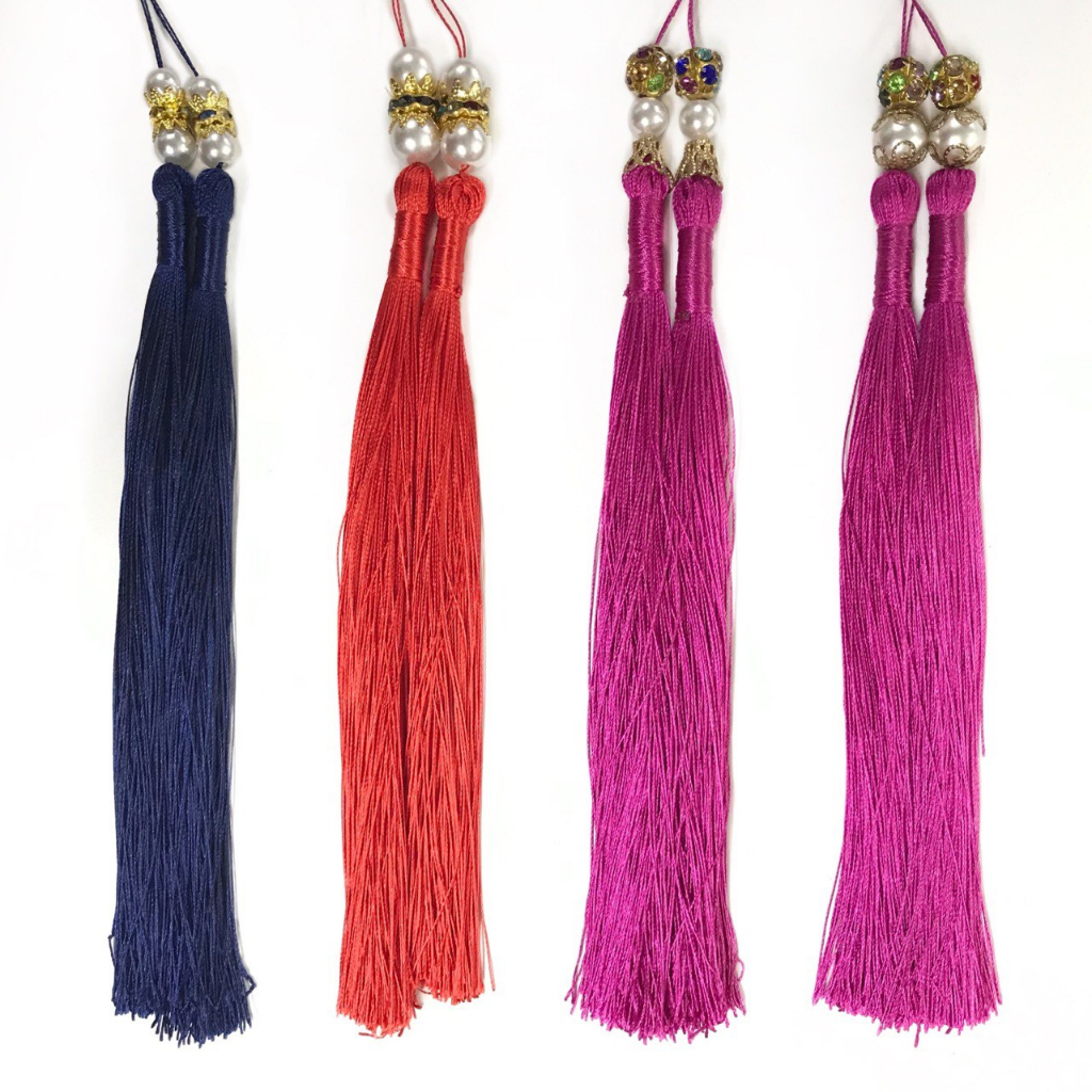 PER 4 BIJI - HANDMADE TASSEL RUMBAI PANJANG | TASSEL RUMBAI