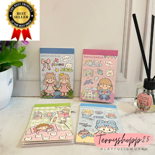 

Buku Stiker Ukuran A6 Kode KL-CF Cute Buku Stiker Anti Air Stiker Viral Kado Jurnal Murah Bisa Cod