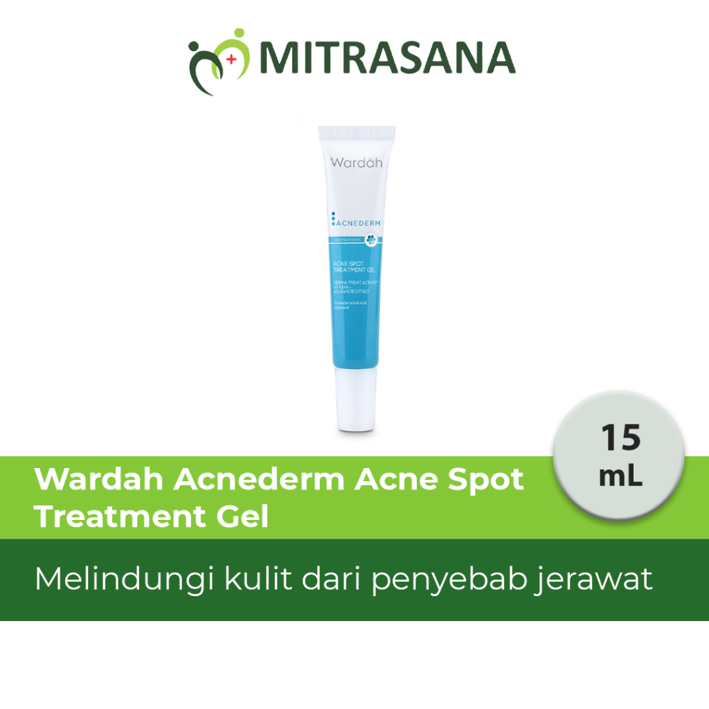 Wardah Acnederm Acne Spot Treatment Gel 15 ml - Totol Jerawat