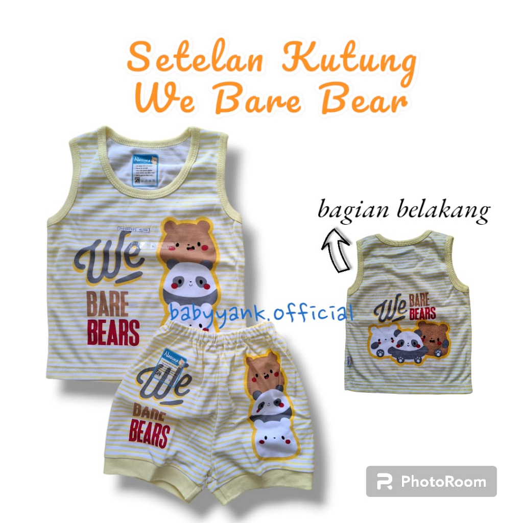 ♥BabyYank♥ Setelan Baju Singlet Anak Bayi Karakter